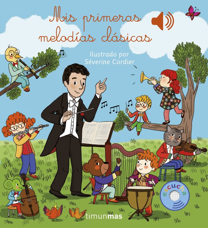 MIS PRIMERAS MELODIAS CLASICAS, de SEVERINE CORDIER | portada del libro