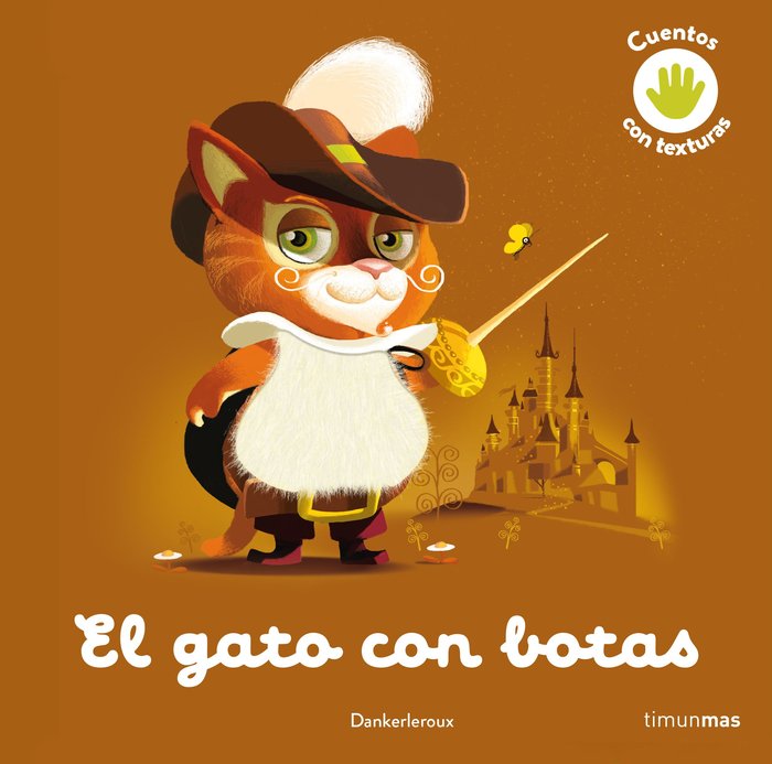 EL GATO CON BOTAS CON TEXTURAS, de EDITIONS MILAN | portada del libro