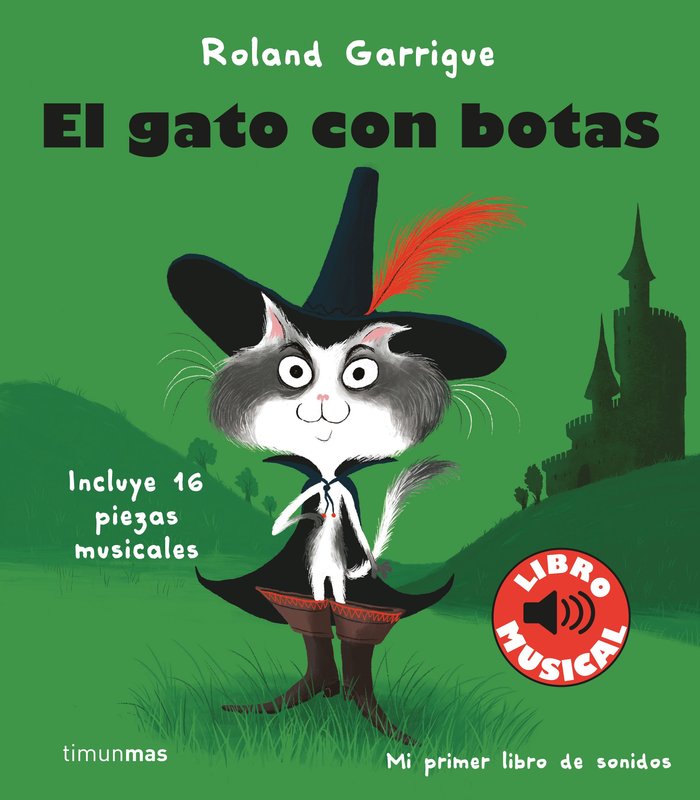EL GATO CON BOTAS. LIBRO MUSICAL, de ROLAND GARRIGUE | portada del libro