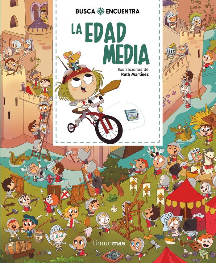 BUSCA Y ENCUENTRA. LA EDAD MEDIA, de NURIA APARICIO | portada del libro