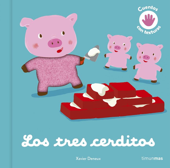 LOS TRES CERDITOS. CUENTO CON TEXTURAS, de EDITIONS MILAN | portada del libro
