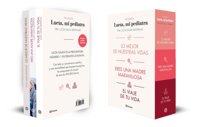 ESTUCHE TRILOGIA DE LUCIA, MI PEDIATRA, de LUCIA GALAN BERTRAND | portada del libro