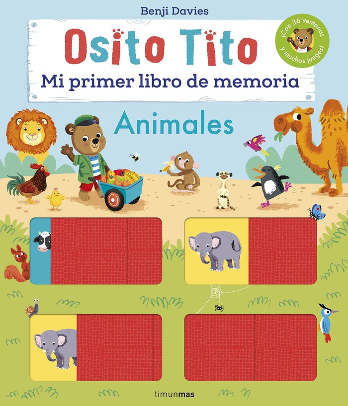 OSITO TITO. MI PRIMER LIBRO DE MEMORIA. ANIMALES, de DAVIES, BENJI | portada del libro