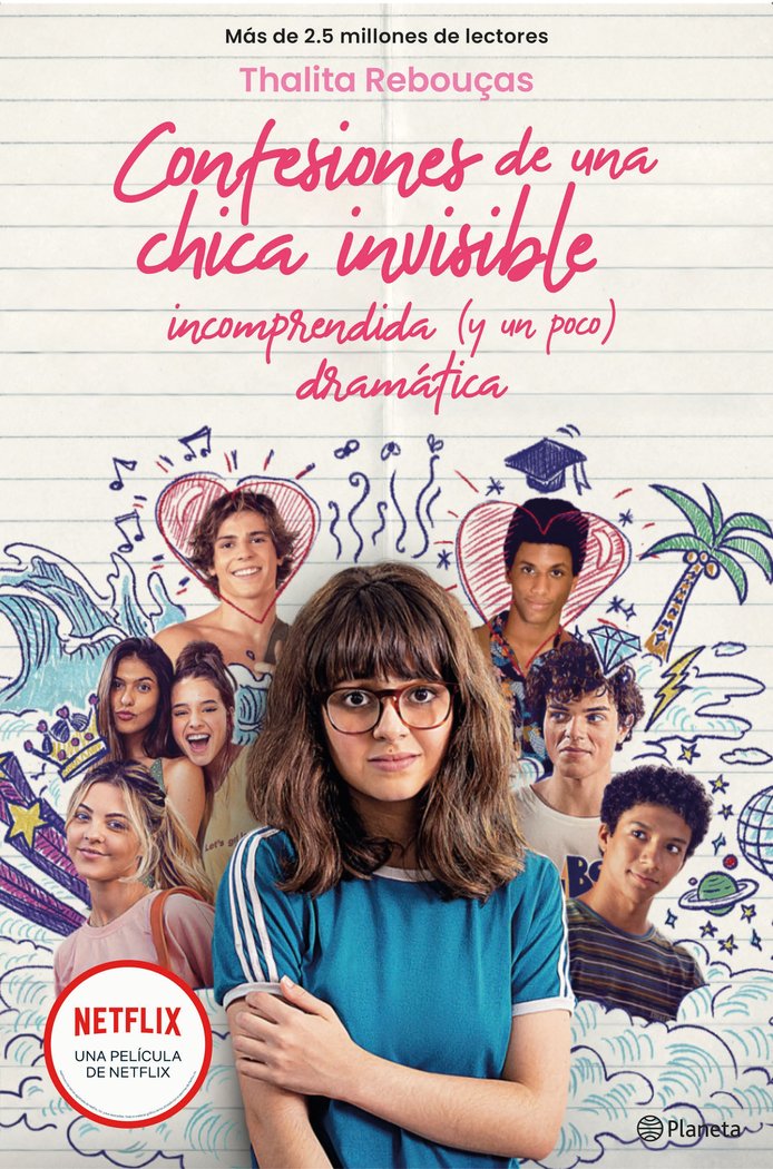 CONFESIONES DE UNA CHICA INVISIBLE, INCOMPRENDIDA, de THALITA REBOUÇAS | portada del libro
