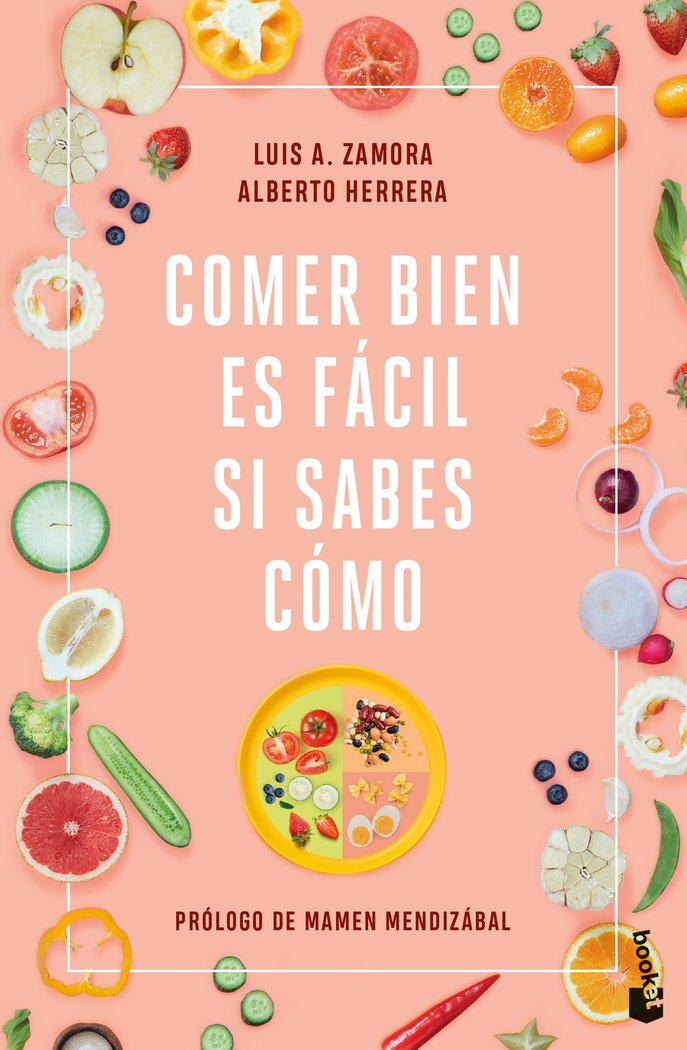 COMER BIEN ES FACIL SI SABES COMO, de LUIS A. ZAMORA | portada del libro