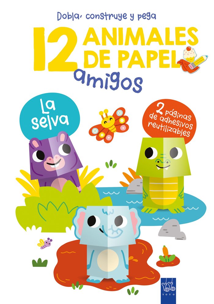 ANIMALES DE PAPEL. LA SELVA, de YOYO | portada del libro