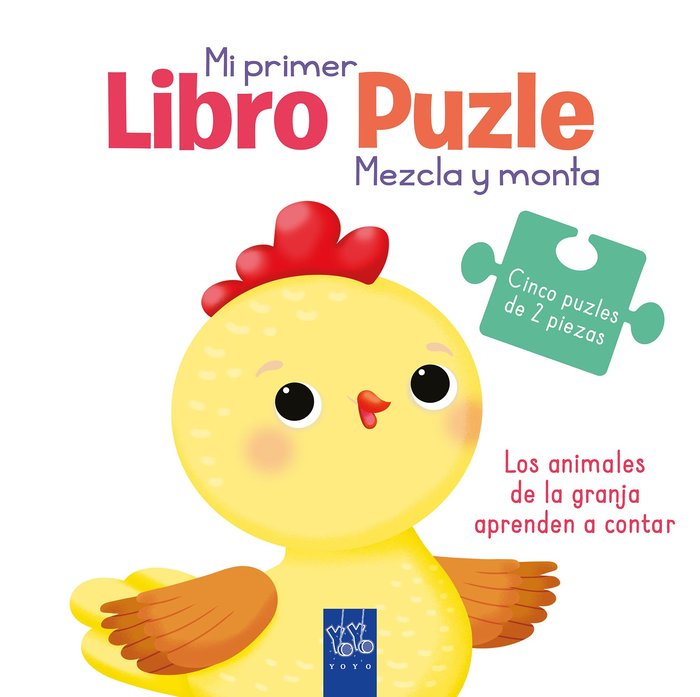 LOS ANIMALES DE LA GRANJA APRENDEN A CONTAR, de YOYO | portada del libro