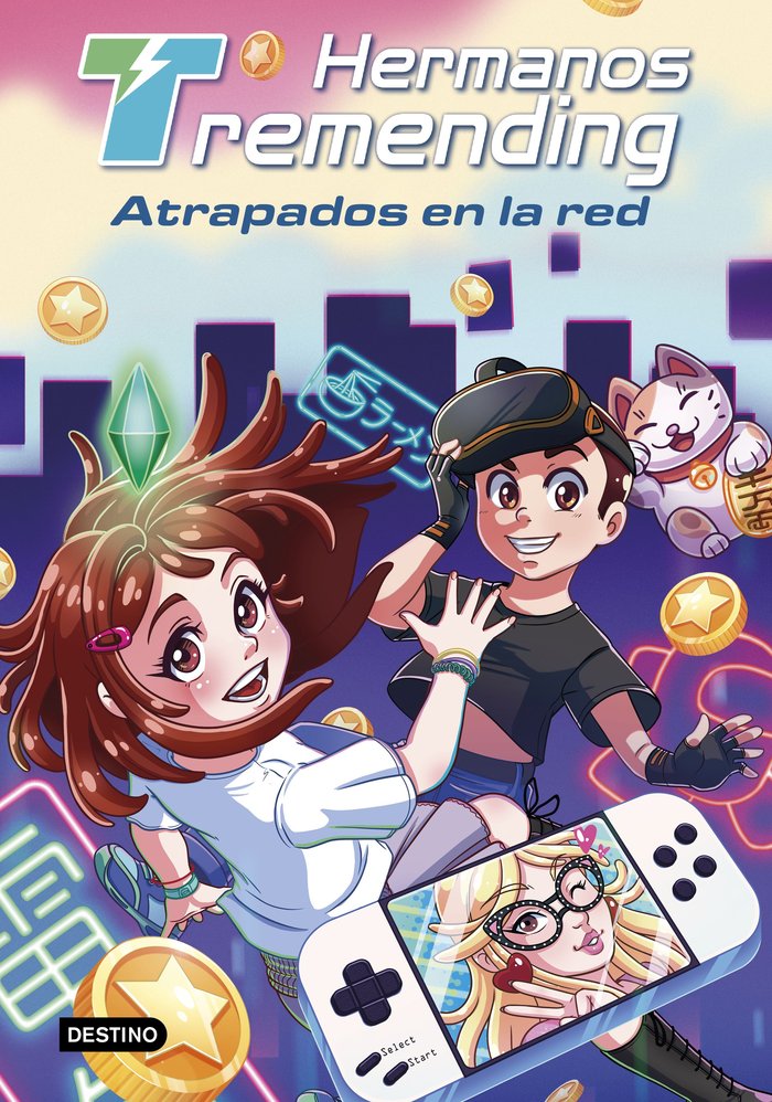HERMANOS TREMENDING 2. ATRAPADOS EN LA RED, de HERMANOS TREMENDING | portada del libro