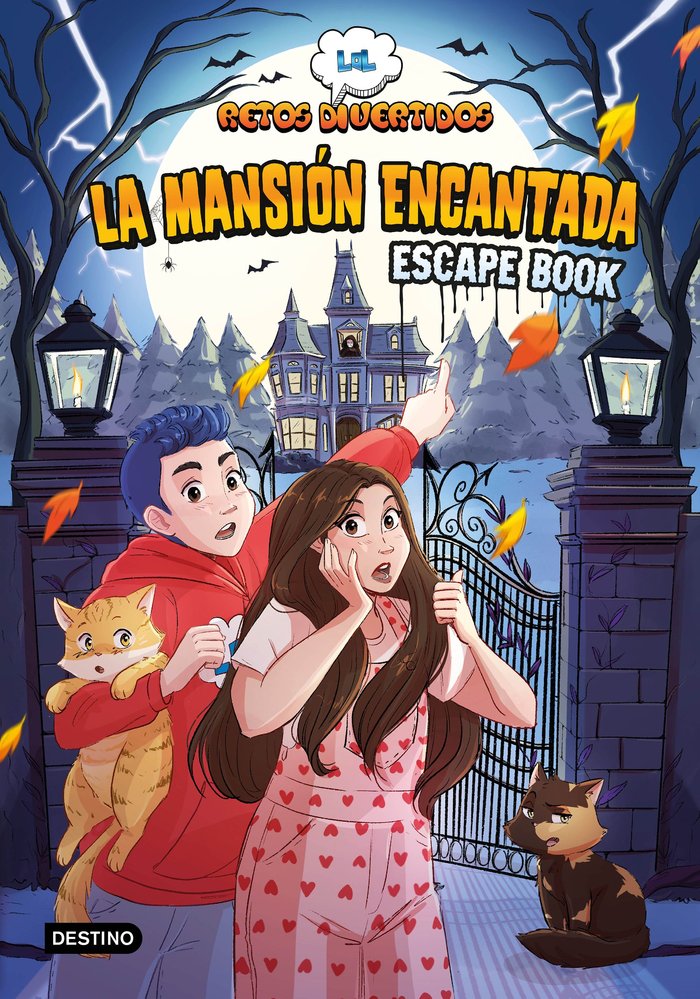 LOL RETOS DIVERTIDOS 2. ESCAPE BOOK: LA MANSION ENCANTADA, de LOL RETOS DIVERTIDOS | portada del libro