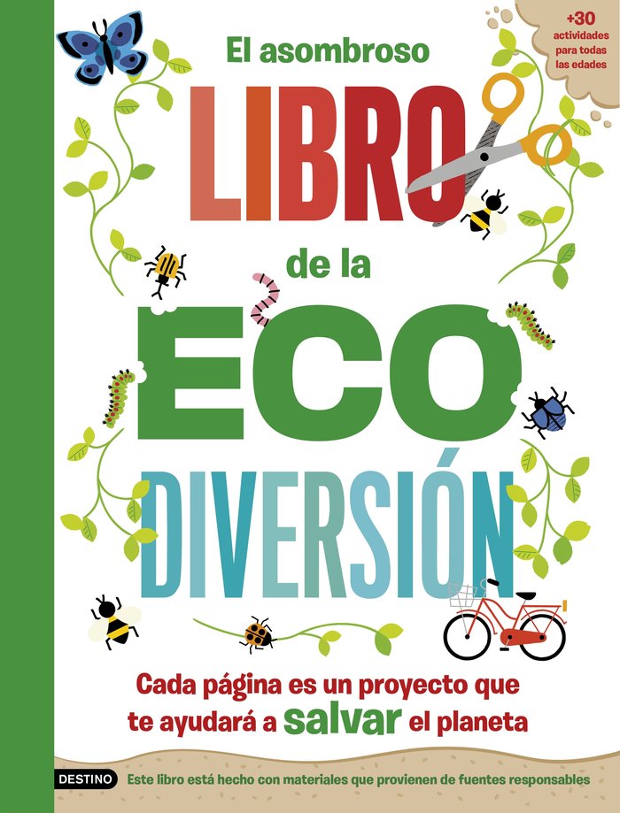 EL ASOMBROSO LIBRO DE LA ECODIVERSION, de PENNY ARLOM Y SUSAN HAYES | portada del libro