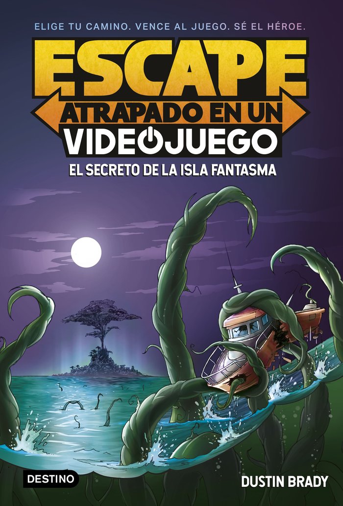 ESCAPE: ATRAPADO EN UN VIDEOJUEGO 1. EL SECRETO DE, de DUSTIN BRADY | portada del libro