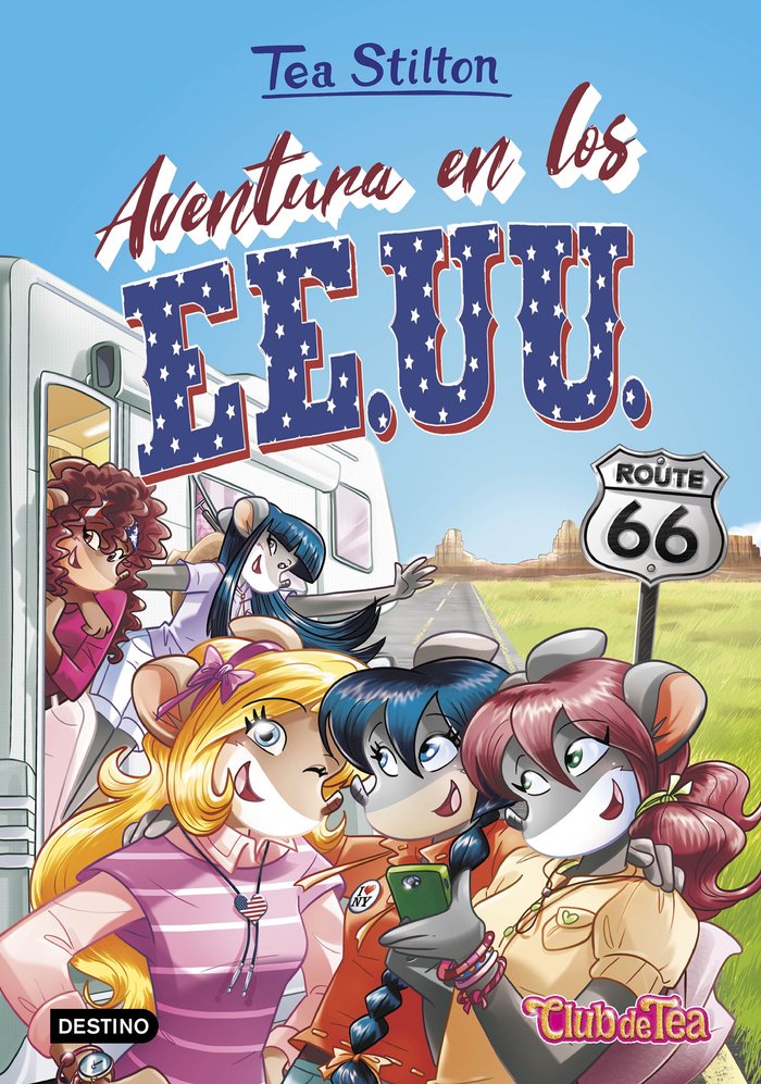 AVENTURA EN LOS EE.UU., de TEA STILTON | portada del libro