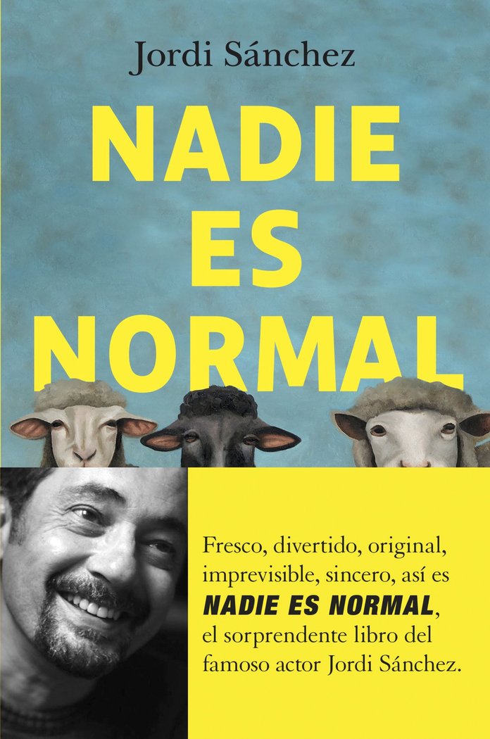 NADIE ES NORMAL, de JORDI SANCHEZ ZARAGOZA | portada del libro
