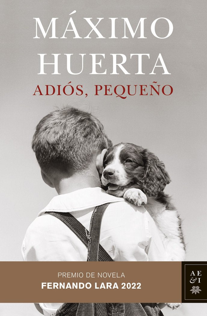 Adiós, pequeño - Premio Fernando Lara 2022, de Maximo Huerta | portada del libro