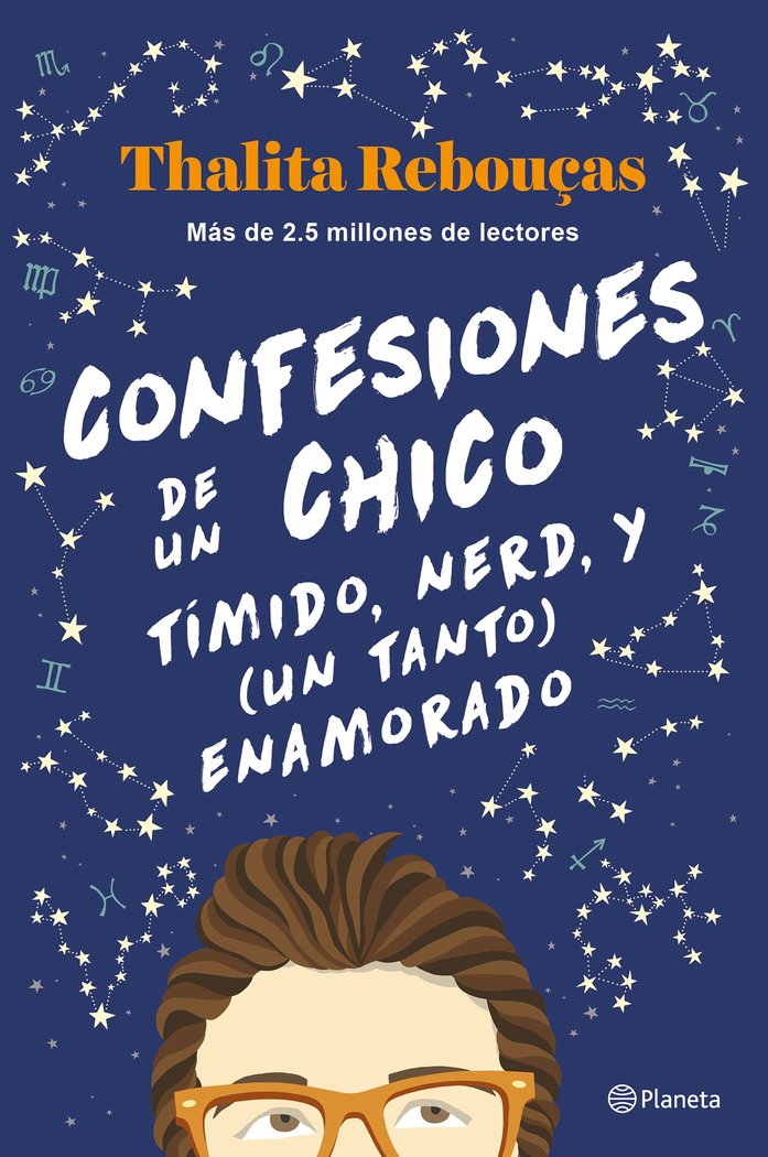 CONFESIONES DE UN CHICO TIMIDO, NERD Y (UN TANTO), de THALITA REBOUÇAS | portada del libro