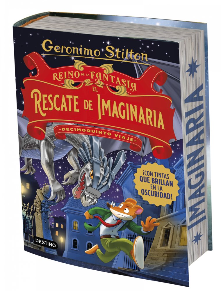 15 VIAJE AL REINO DE LA FANTASIA (TITULO PROVISION, de GERONIMO STILTON | portada del libro