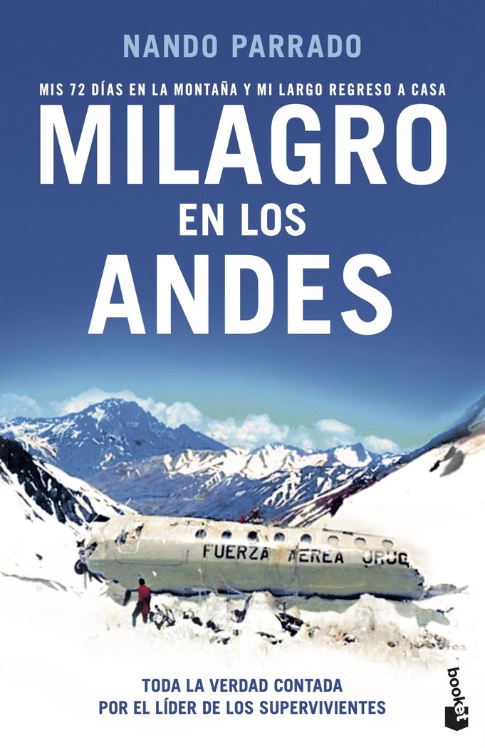 MILAGRO EN LOS ANDES, de NANDO PARRADO | portada del libro