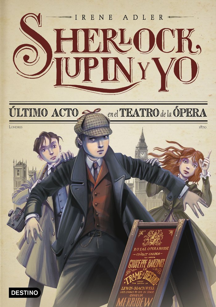 ULTIMO ACTO EN EL TEATRO DE LA OPERA. NUEVA PRESEN, de IRENE ADLER | portada del libro