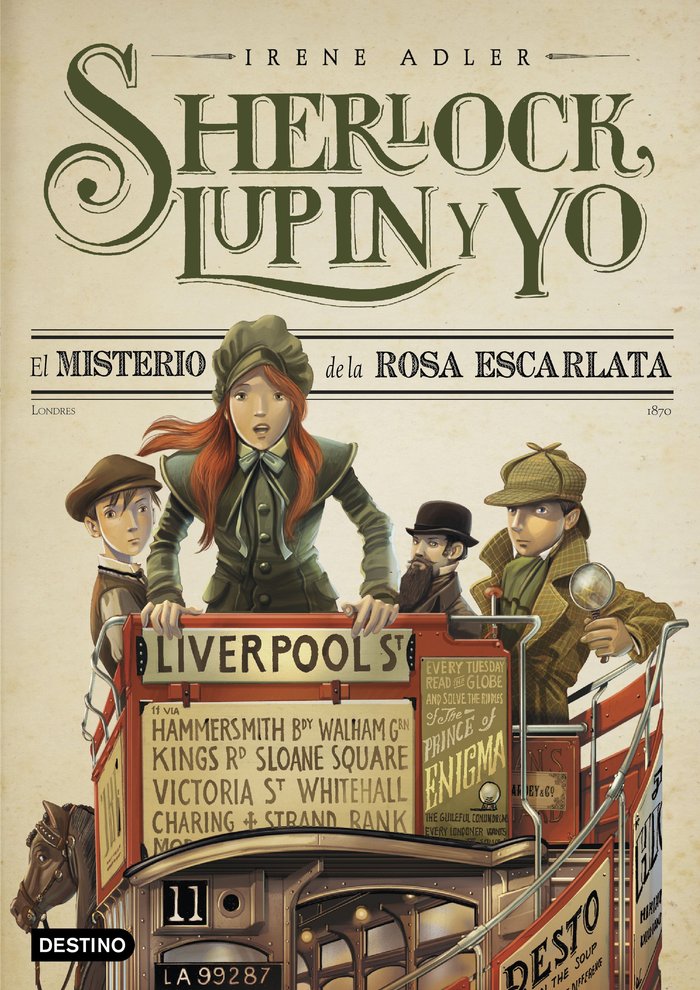 EL MISTERIO DE LA ROSA ESCARLATA. NUEVA PRESENTACI, de IRENE ADLER | portada del libro