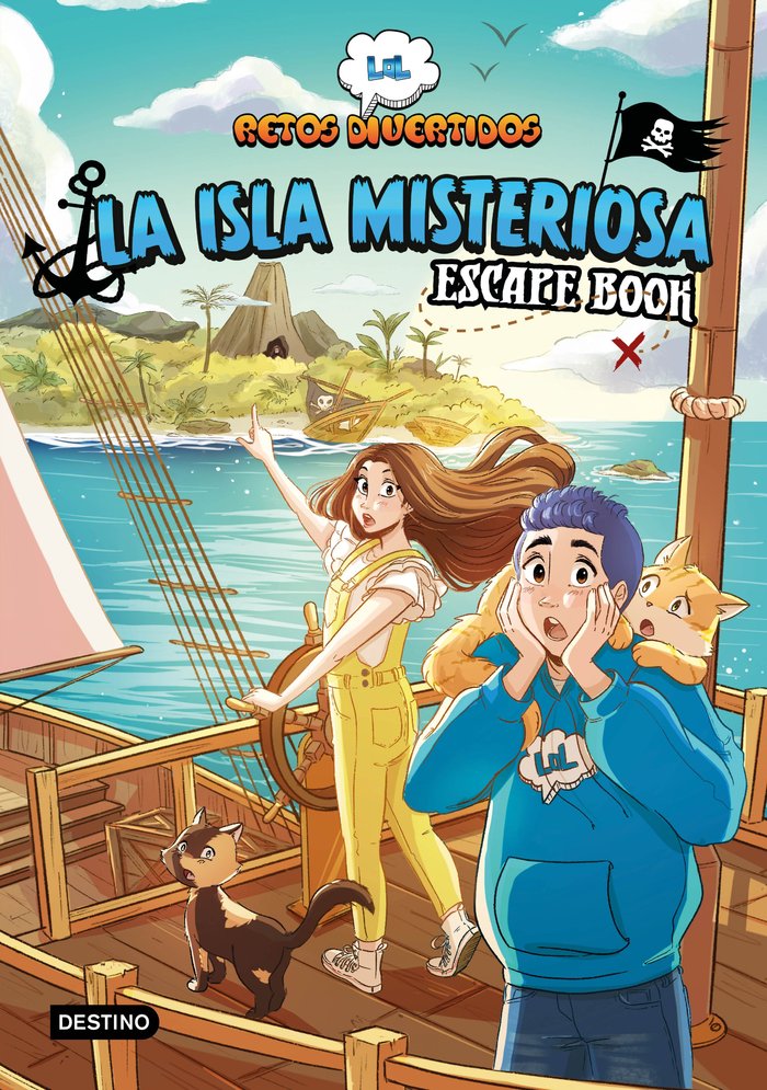 LOL RETOS DIVERTIDOS 3. ESCAPE BOOK: LA ISLA MISTE, de LOL RETOS DIVERTIDOS | portada del libro