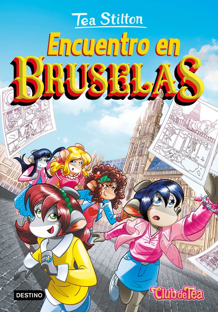 ENCUENTRO EN BRUSELAS, de TEA STILTON | portada del libro