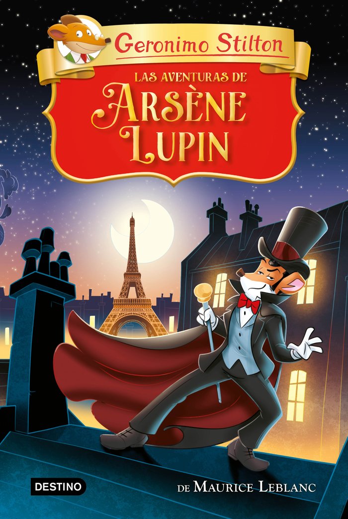 LAS AVENTURAS DE ARSENE LUPIN, de STILTON, GERONIMO | portada del libro