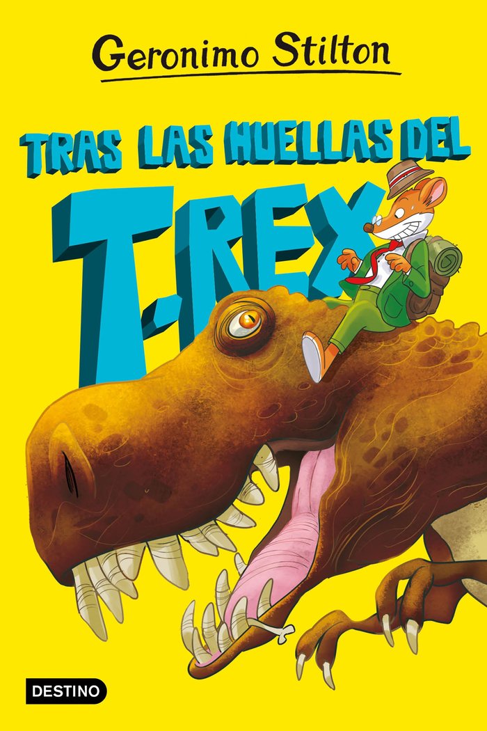 LA ISLA DE LOS DINOSAURIOS 1. TRAS LAS HUELLAS DEL, de GERONIMO STILTON | portada del libro