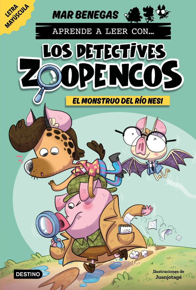 APRENDE A LEER CON... ¡LOS DETECTIVES ZOOPENCOS! 1, de MAR BENEGAS | portada del libro
