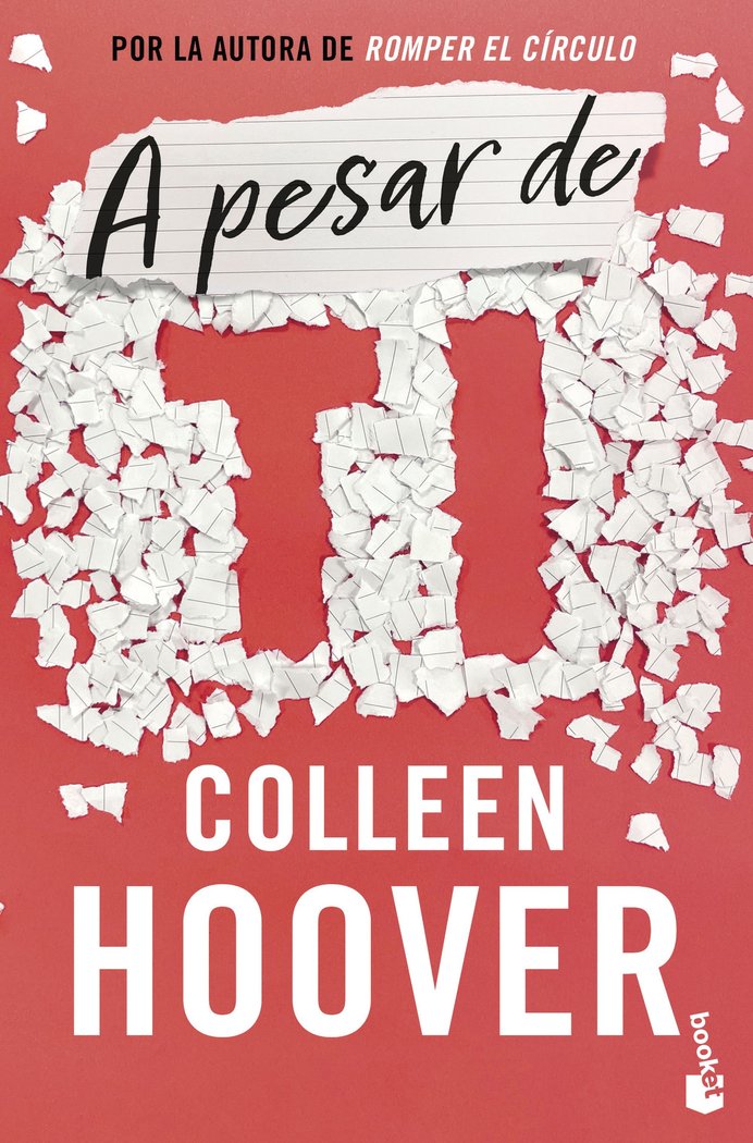 A PESAR DE TI (REGRETTING YOU), de COLLEEN HOOVER | portada del libro