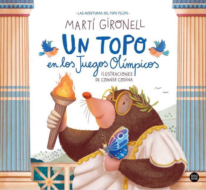 UN TOPO EN LOS JUEGOS OLIMPICOS, de MARTI GIRONELL | portada del libro