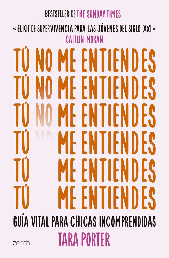 TU NO ME ENTIENDES, de TARA PORTER | portada del libro