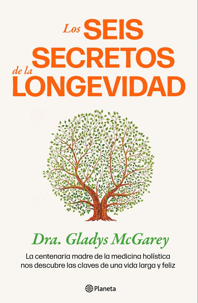 LOS SEIS SECRETOS DE LA LONGEVIDAD, de DRA GLADYS MCGAREY | portada del libro