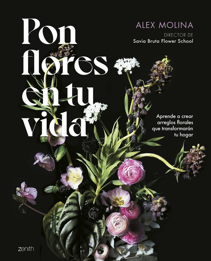 PON FLORES EN TU VIDA, de ALEX MOLINA | portada del libro