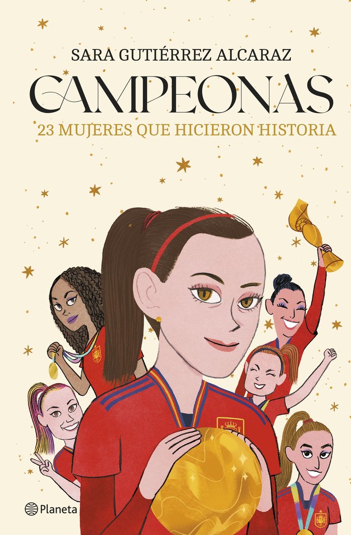 CAMPEONAS, de SARA GUTIERREZ ALCARAZ | portada del libro