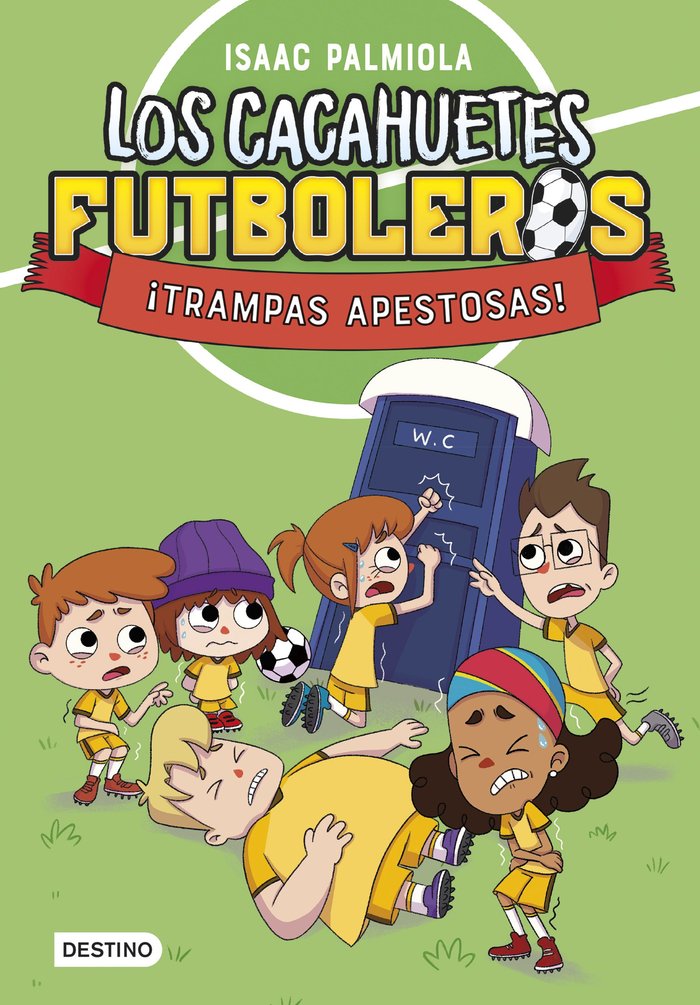 LOS CACAHUETES FUTBOLEROS 2 TRAMPAS APESTOSAS NUEVA PRESENTA, de ISAAC PALMIOLA | portada del libro
