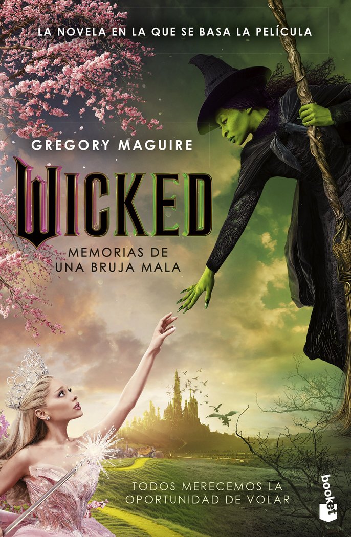 WICKED MEMORIAS DE UNA BRUJA MALA ED. PELICULA, de GREGORY MAGUIRE | portada del libro