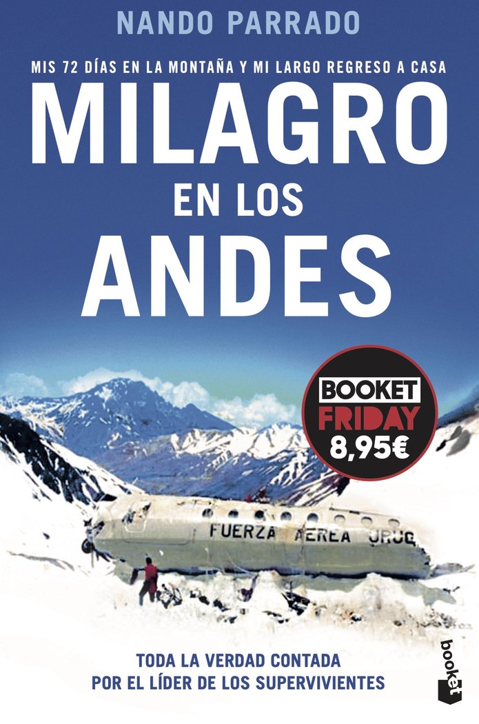 MILAGRO EN LOS ANDES, de NANDO PARRADO | portada del libro