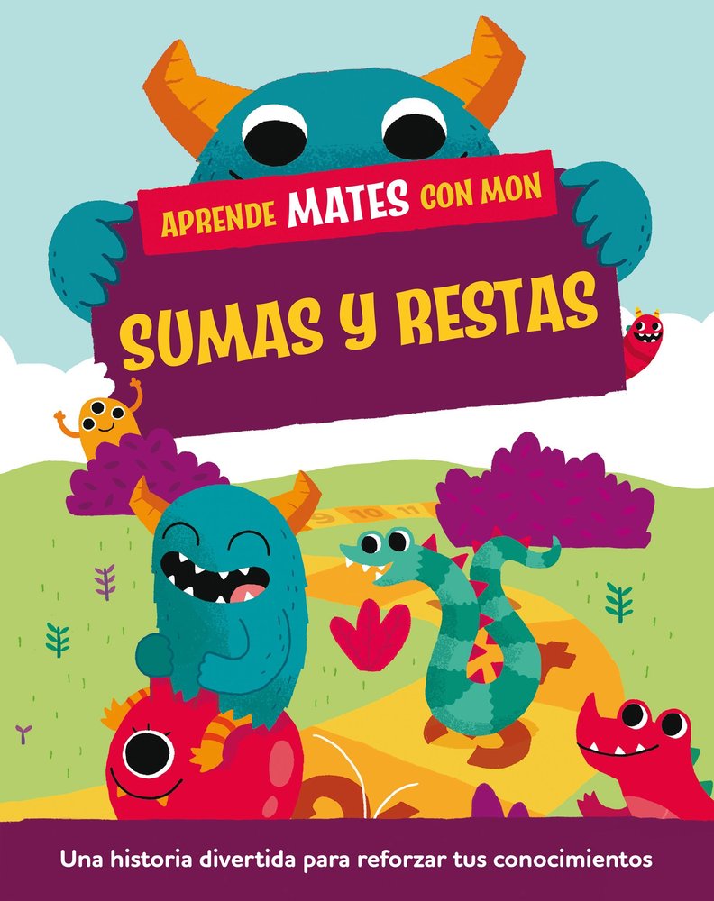 Aprende mates con Mon. Sumas y restas, de PAUL MASON | portada del libro