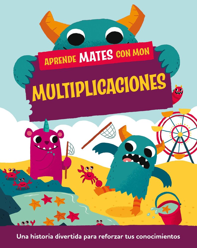Aprende mates con Mon. Multiplicaciones, de PAUL MASON | portada del libro