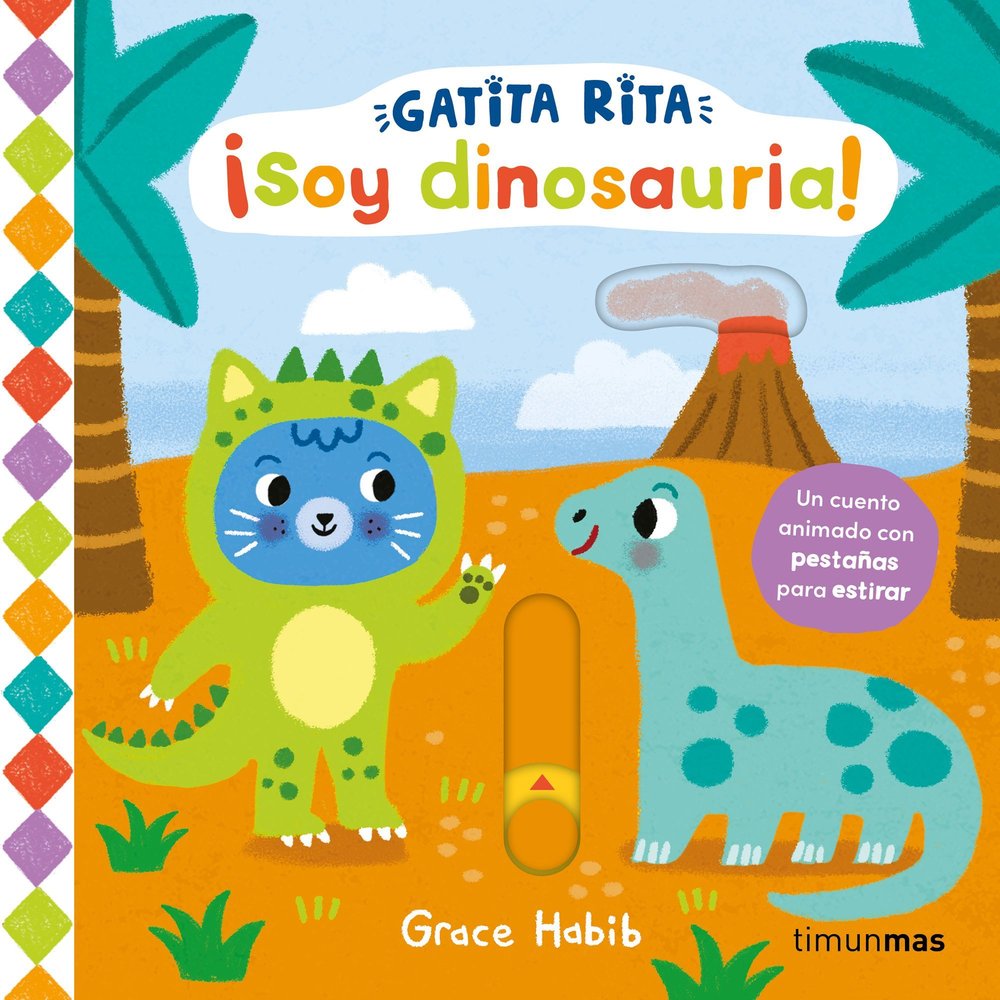 GATITA RITA SOY DINOSAURIA, de GRACE HABIB | portada del libro