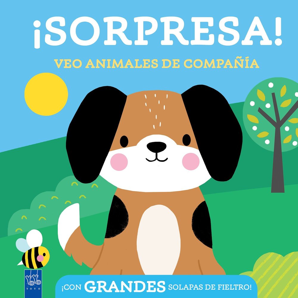 SORPRESA VEO ANIMALES DE COMPAÑIA, de YOYO | portada del libro
