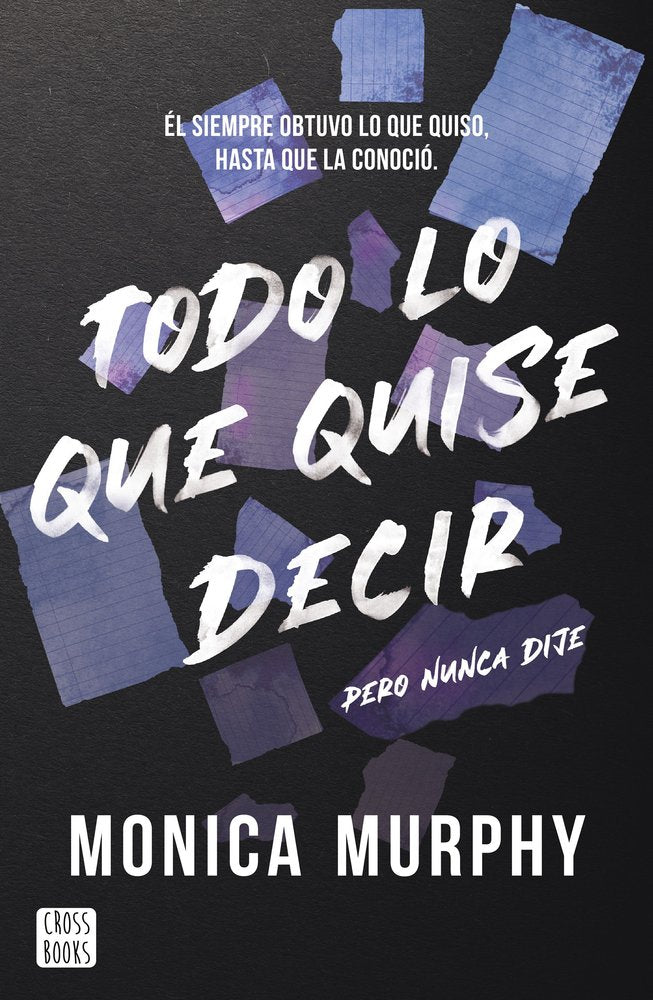 TODO LO QUE QUISE DECIR PERO NUNCA DIJE, de MONICA MURPHY | portada del libro