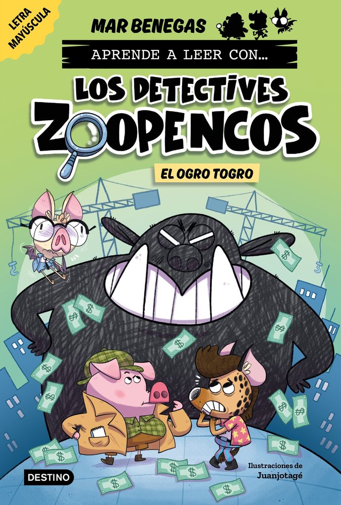 APRENDE A LEER CON LOS DETECTIVES ZOOPENCOS 7 EL OGRO TOGRO, de MAR BENEGAS | portada del libro