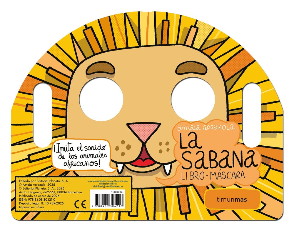 LA SABANA LIBRO MASCARA, de AMAIA ARRAZOLA | portada del libro