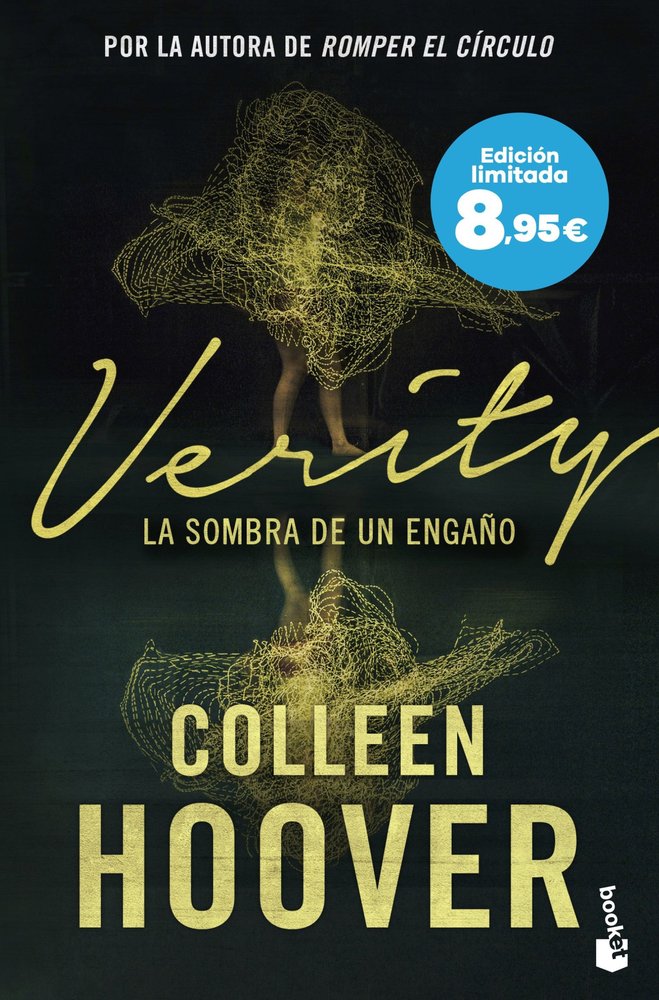 VERITY LA SOMBRA DE UN ENGAÑO, de COLLEEN HOOVER | portada del libro