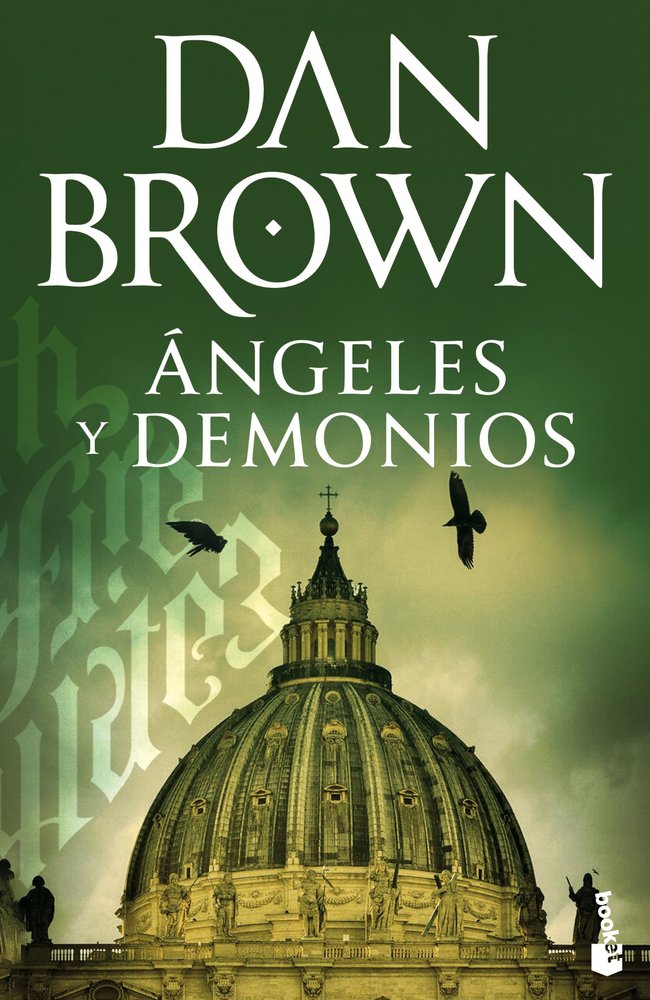 ANGELES Y DEMONIOS, de DAN BROWN | portada del libro