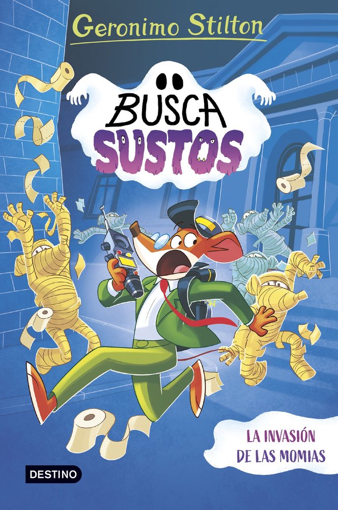 LOS BUSCASUSTOS 2 LA INVASION DE LAS MOMIAS, de STILTON, GERONIMO | portada del libro