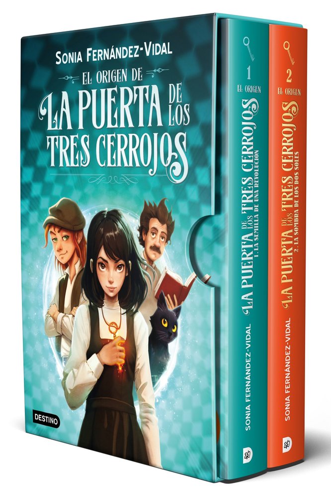 ESTUCHE EL ORIGEN DE LA PUERTA DE LOS TRES CERROJOS, de FERNANDEZ-VIDAL, SONIA | portada del libro