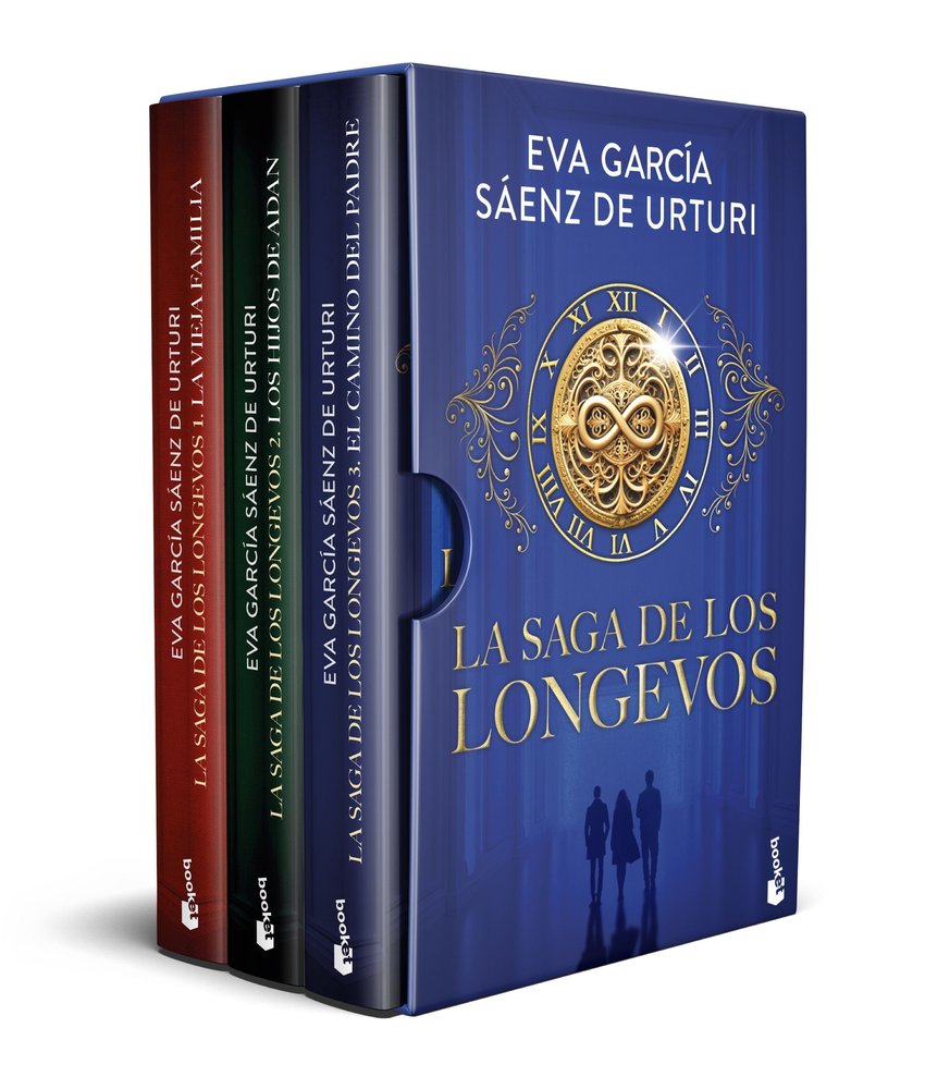 ESTUCHE LA SAGA DE LOS LONGEVOS, de EVA GARCIA SAENZ DE URTURI | portada del libro