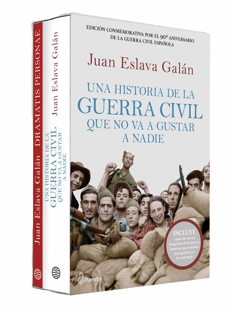 ESTUCHE EDICION ESPECIAL 90 ANIVERSARIO DE LA GUERRA CIVIL ESPAÑOLA, de ESLAVA GALAN | portada del libro